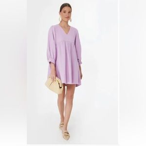 TUCKERNUCK Lavender Gauze Millie Dress NWT Large L